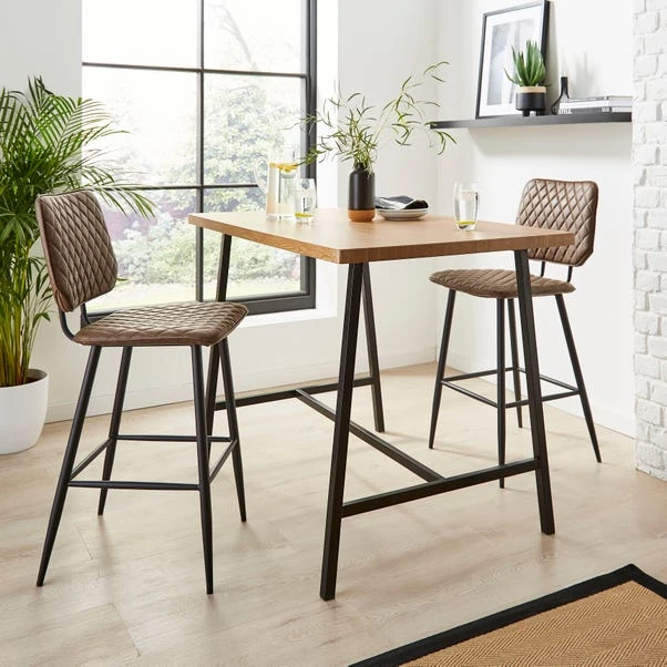 Dunelm Vixen Large Bar Table Oak Effect 3 Dunelm Vixen Large Bar Table Oak Effect