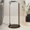Dunelm Aiko Side Table With 1 LED Light Black And Faux Marble 2 Dunelm Aiko Side Table With 1 LED Light Black And Faux Marble -Furniture Store 30802418