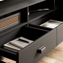 Dunelm Fulton Black Extra Wide TV Unit 10 Dunelm Fulton Black Extra Wide TV Unit -Furniture Store 30803125 alt02