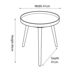 Pacific Lifestyle Pacific Halston Natural Pine Wood Large Side Table -Furniture Store 30803506 alt04