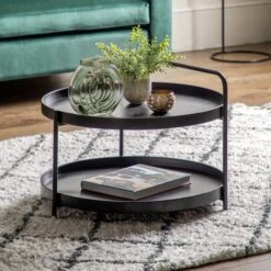 Cedar & Sage Bath Coffee Table, Iron