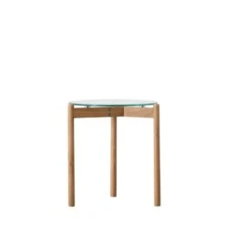 Cedar & Sage Hays Side Table, Glass 7 Cedar & Sage Hays Side Table, Glass -Furniture Store 30810789 alt02