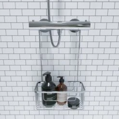 Croydex Rust-Free Hook Over Shower Caddy -Furniture Store 30814820 alt03