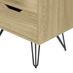Dunelm Bella 1 Drawer Bedside Oak Effect -Furniture Store 30817127 alt03