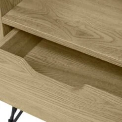 Dunelm Bella 1 Drawer Bedside Oak Effect -Furniture Store 30817127 alt04