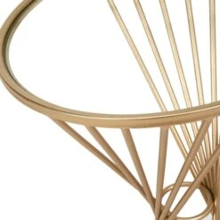 Pacific Lifestyle Pacific Liberty Side Table, Iron & Glass -Furniture Store 30821672 alt03