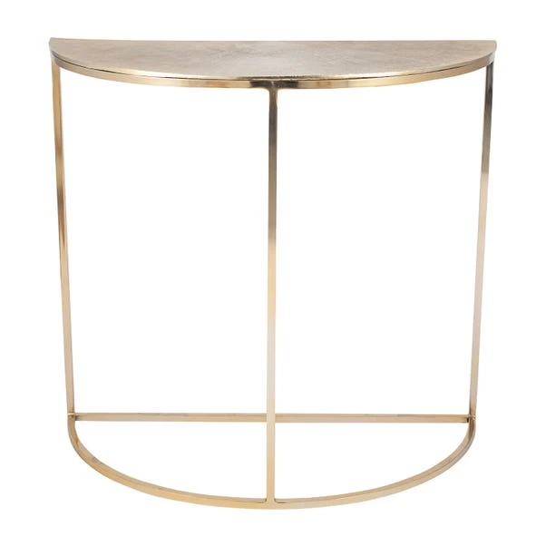 Pacific Lifestyle Pacific Ginko Console Table, Gold Aluminium 4 Pacific Lifestyle Pacific Ginko Console Table, Gold Aluminium - Image 2