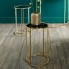Pacific Lifestyle Pacific Veneziano Set Of 2 Nest Of Tables, Iron & Glass -Furniture Store 30821749
