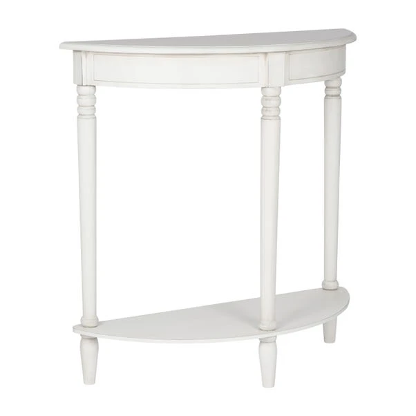 Pacific Lifestyle Pacific Heritage Half Moon Console Table, Painted Pine 5 Pacific Lifestyle Pacific Heritage Half Moon Console Table, Painted Pine - Image 3