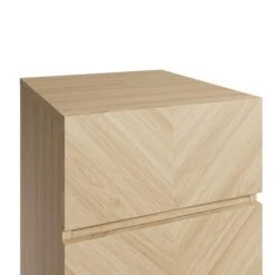 GFW Set Of 2 Taranto 3 Drawer Bedside Tables, Oak Effect -Furniture Store 30825681 alt03