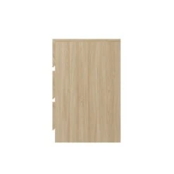 GFW Set Of 2 Taranto 3 Drawer Bedside Tables, Oak Effect -Furniture Store 30825681 alt04